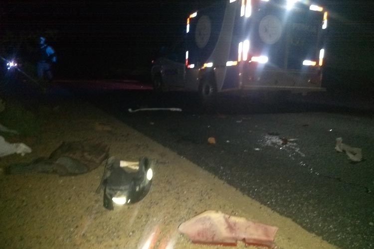 Brumado: Colisão entre moto e van ceifa vida de idoso na BR-030