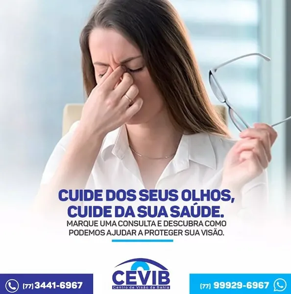 Cevib reforça importância de cuidar da saúde ocular e proteger a visão