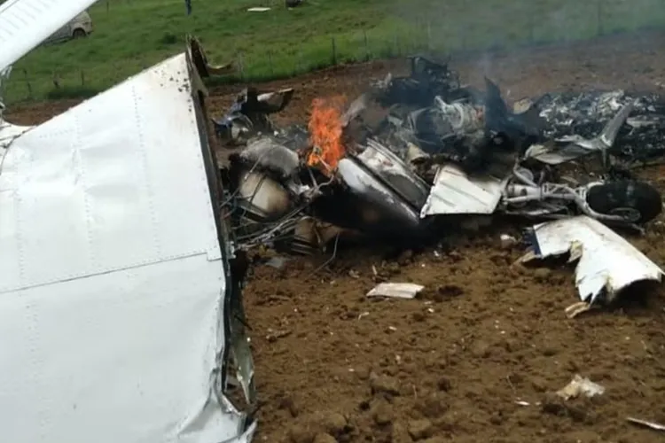 Avião com destino a Guanambi cai e mata piloto da cidade beija-flor