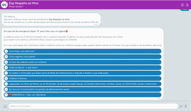 Mulheres já podem denunciar violência doméstica pelo WhatsApp