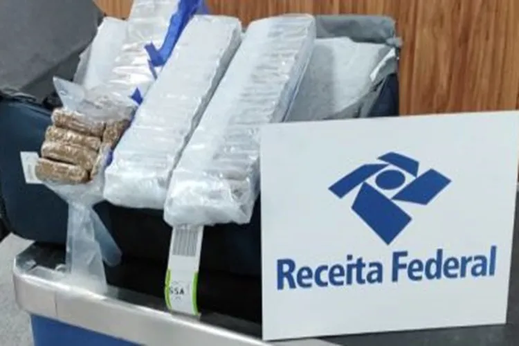 Receita Federal apreende 7,8 kg de haxixe no aeroporto de Salvador