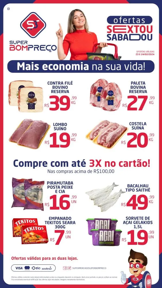 Confira as promoções no Supermercado Super Bom Preço em Brumado