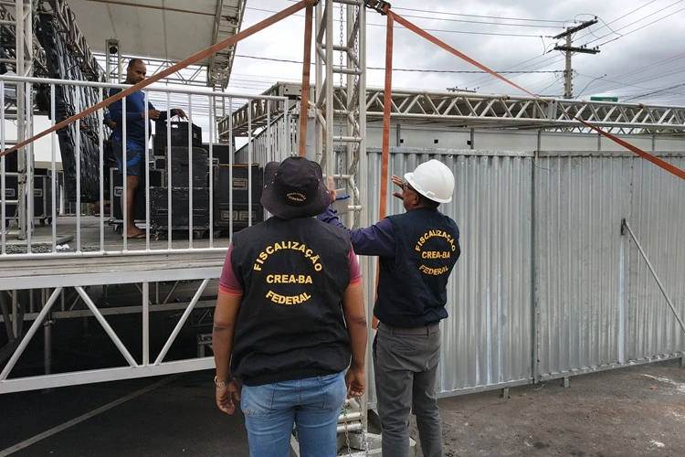 Crea-BA aprova estrutura montada para o Carnaval 2026 em Brumado