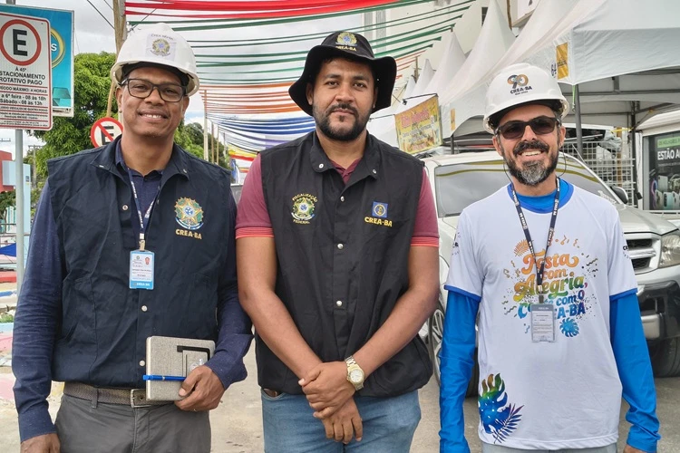 Crea-BA aprova estrutura montada para o Carnaval 2026 em Brumado