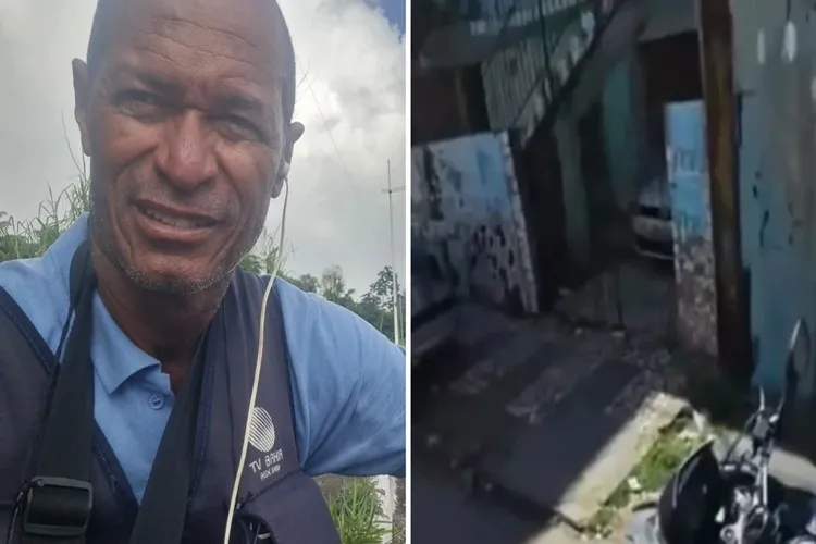 Repórter da TV Bahia é ameaçado ao vivo por traficantes em Salvador