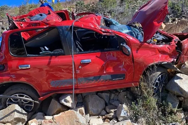 Rio de Contas: Morre condutor de veículo que capotou e caiu no interior de barragem