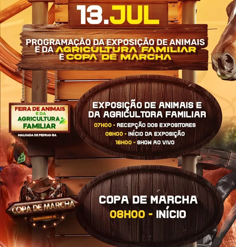 Zé Vaqueiro e Devinho Novaes são atrações no aniversário de 62 anos de Malhada de Pedras
