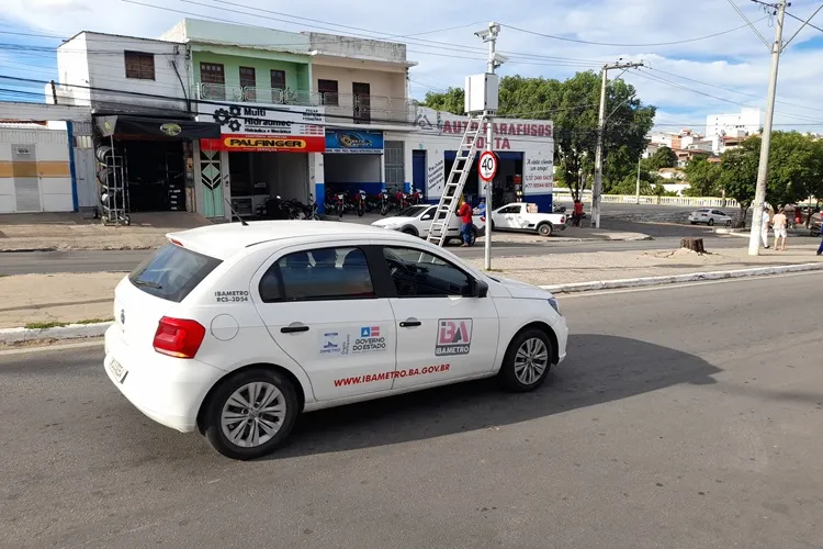 Ibametro realiza aferição e calibragem dos radares em Brumado