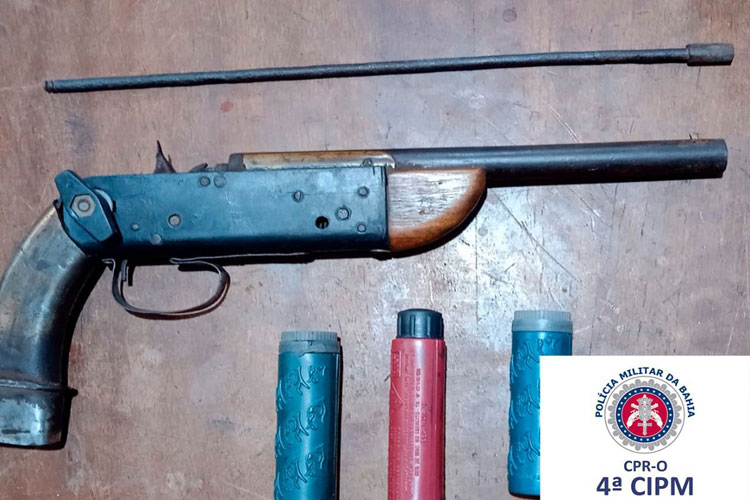 Polícia Militar apreende material bélico em povoado rural de Boquira