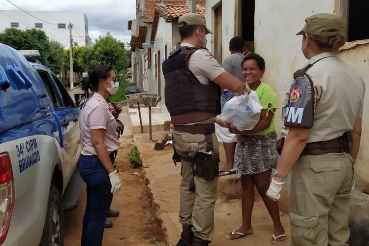 34ª CIPM conclui mais uma etapa da campanha Patrulha Solidária em Brumado