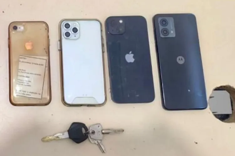 77ª CIPM recupera celulares e veículo roubados em Vitória da Conquista