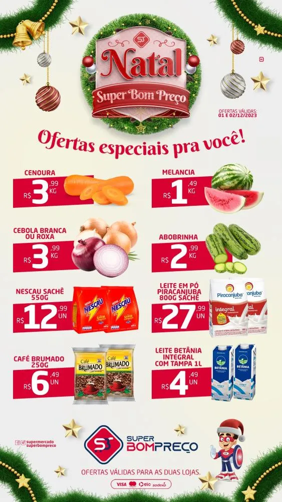 Confira as promoções no Supermercado Super Bom Preço em Brumado