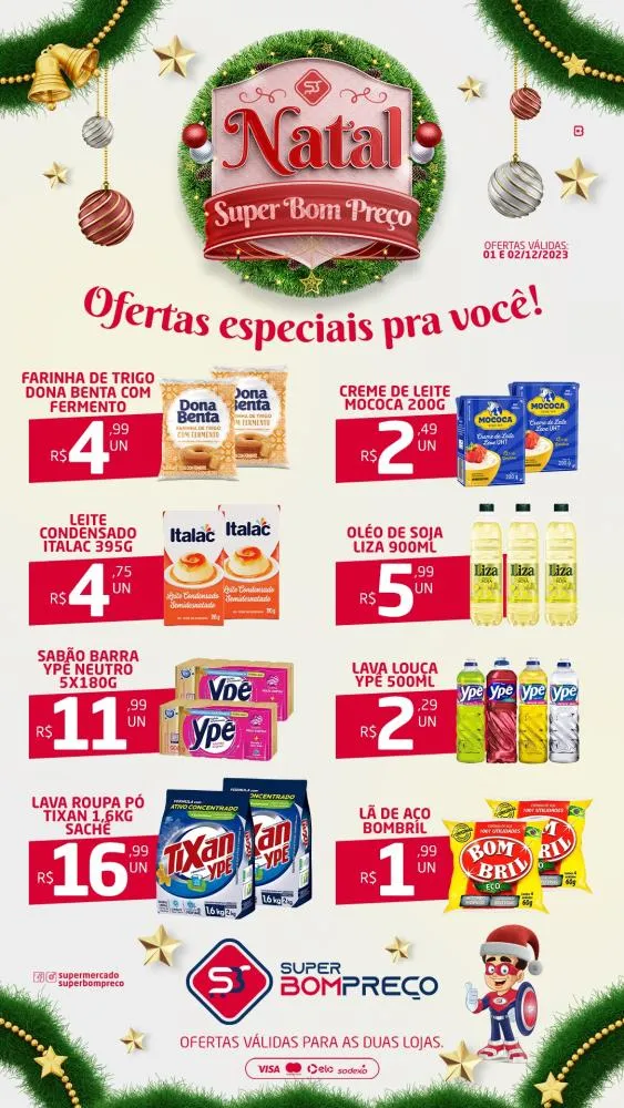 Confira as promoções no Supermercado Super Bom Preço em Brumado