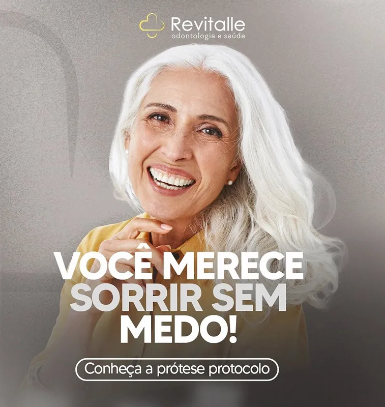 Revitalle destaca vantagens da prótese protocolo para um sorriso natural e estético