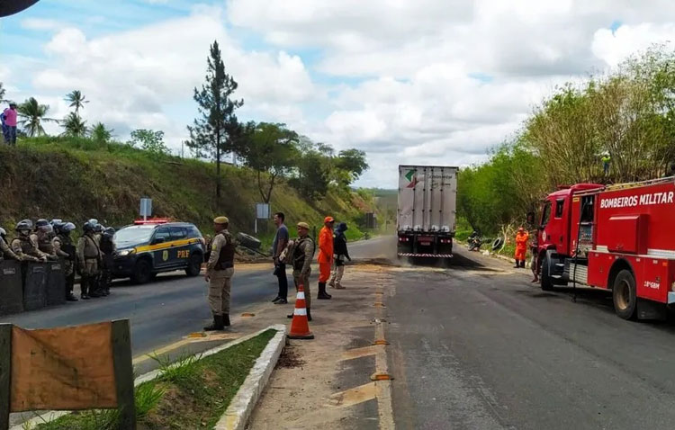 Após 3 dias, PRF registra manhã sem manifestações em estradas na Bahia