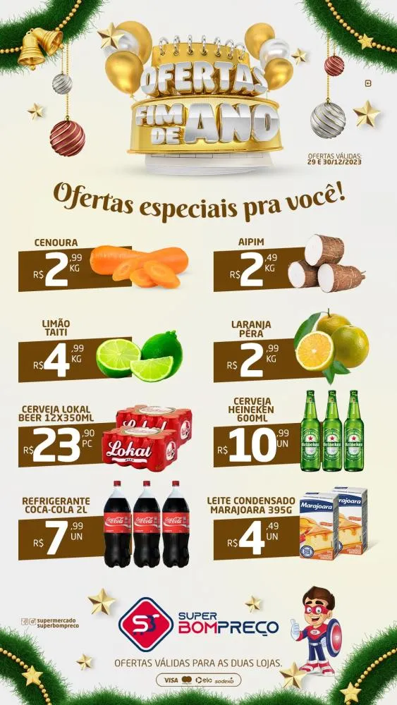 Confira as promoções no Supermercado Super Bom Preço em Brumado