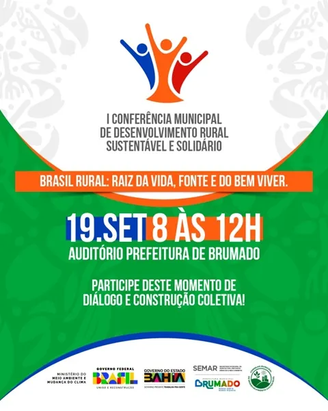 Brumado realizará I Conferência de Desenvolvimento Rural Sustentável e Solidário