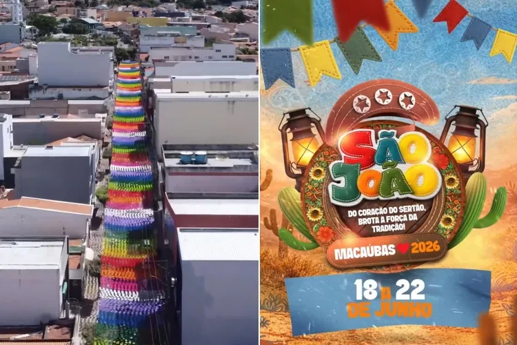 Orgulho e tradição: Decoração junina começa a transformar as ruas de Macaúbas
