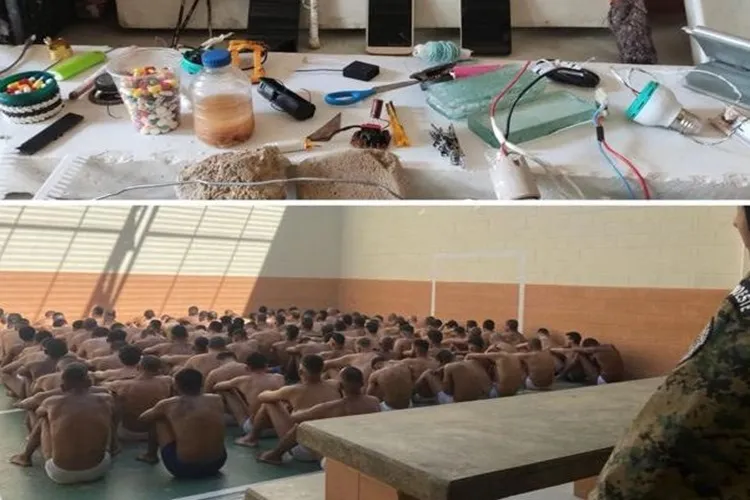 Cipe Sudoeste encontra celulares e facas artesanais no Conjunto Penal de Brumado
