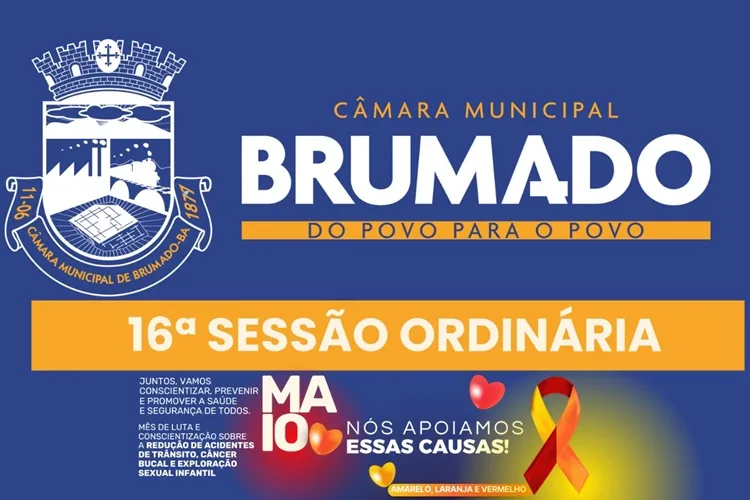 AO VIVO: 16ª Sessão Ordinária da Câmara de Vereadores de Brumado