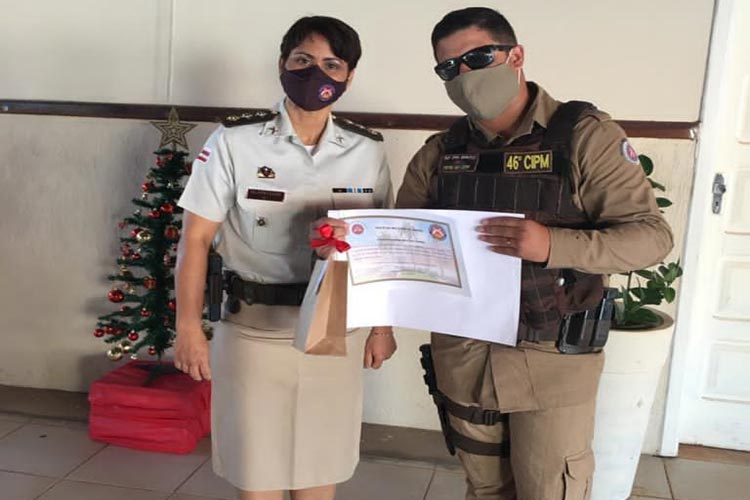 Livramento de Nossa Senhora: 46ª CIPM premia soldados que se destacaram ao longo do ano