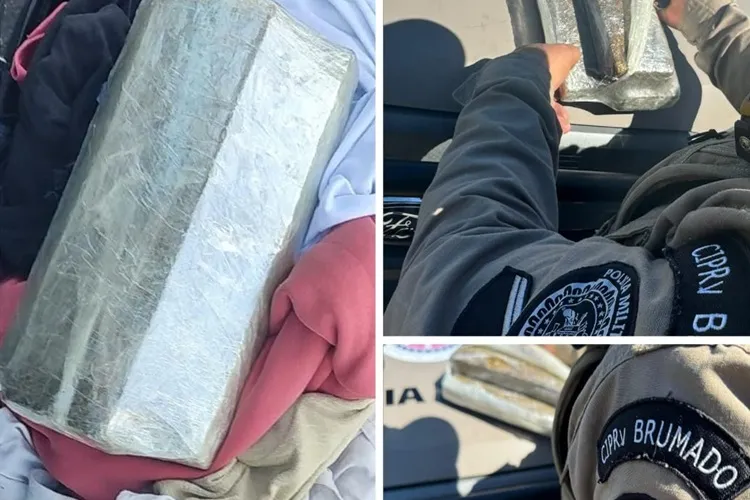 Malhada de Pedras: PRE apreende 3 kg de maconha que seguia para Rio de Contas