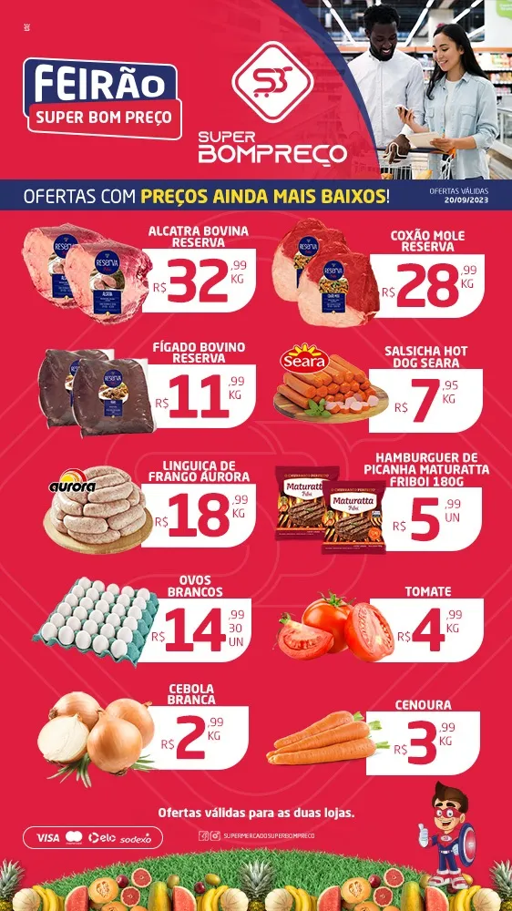 Confira as promoções no Supermercado Super Bom Preço em Brumado