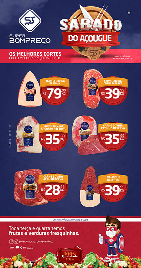 'Sábado do Açougue': Confira as promoções no Supermercado Super Bom Preço em Brumado