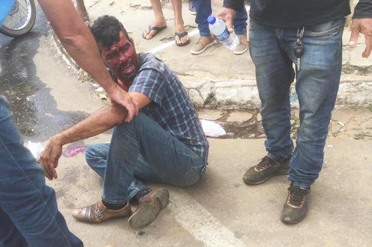 Caculé: Seguranças da Caixa são acusados de agredir homem que aguardava auxílio emergencial