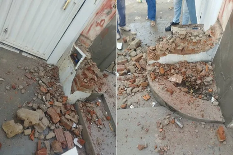 Briga por hidrômetro termina com idosa jogando telha em vizinho em Palmas de Monte Alto