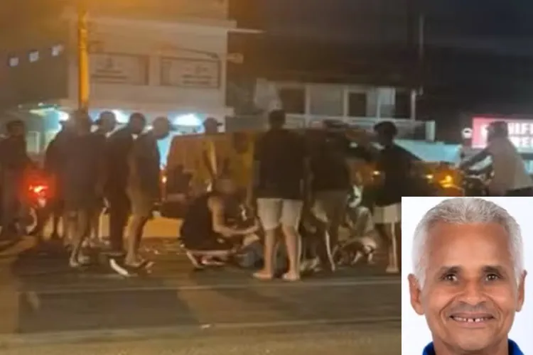 Vereador fica ferido após colisão entre moto e carro em Riachão do Jacuípe