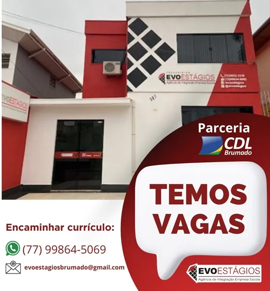 Parceria entre EvoEstágios e CDL Brumado fortalece oportunidades para estudantes