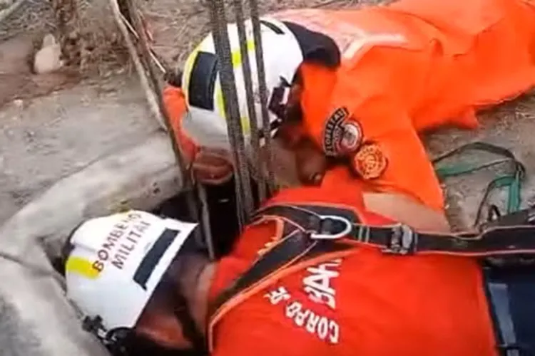 Criança cai em poço e é resgatada junto com o pai em São Gonçalo dos Campos