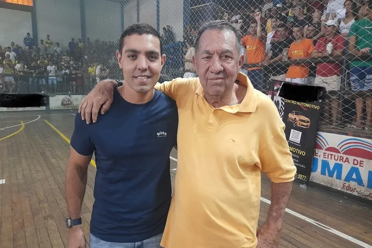 Brumado: De pai pra filho, Dr. Marlúcio incentiva Marlucinho a manter apoio ao esporte