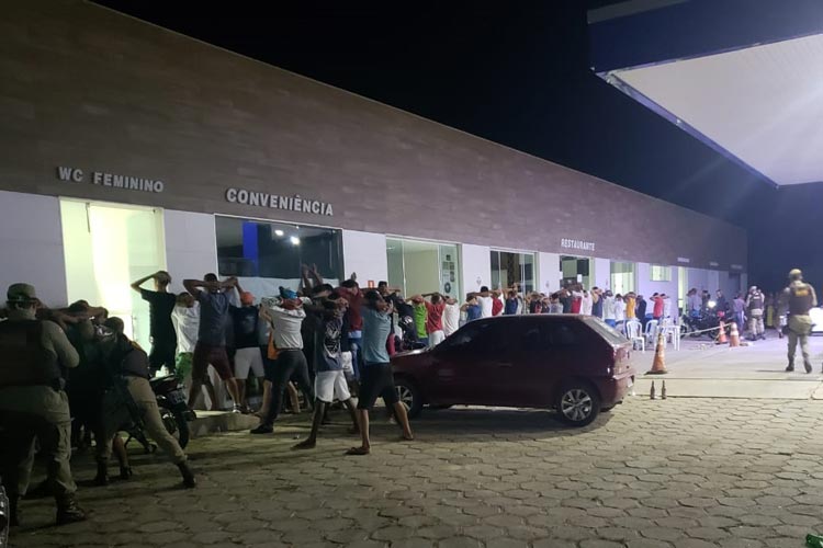 46ª CIPM realiza operação de apreensão de veículos com paredão de som em Livramento