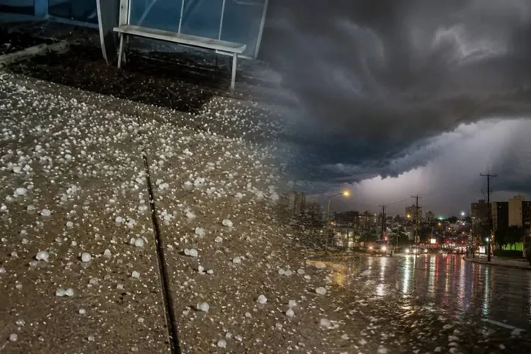 Após tempestade de granizo, Defesa Civil ainda contabiliza os prejuízos em Vitória da Conquista