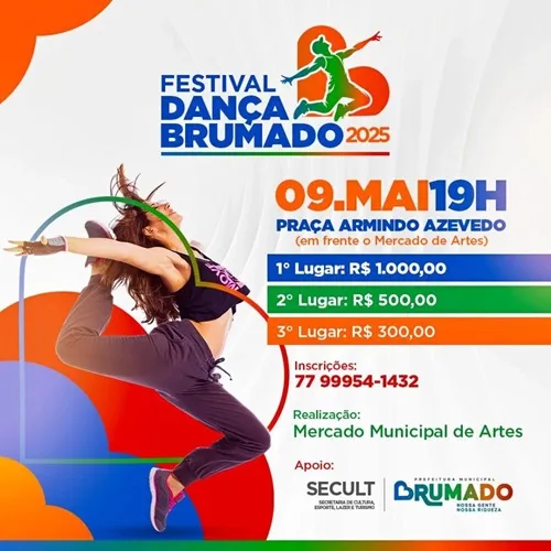 Festival premiará os melhores dançarinos da cidade de Brumado