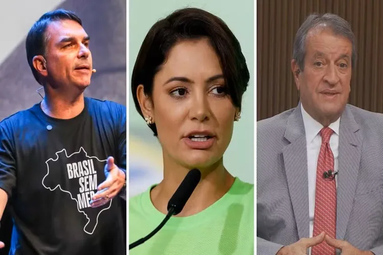 Michelle deixa de seguir enteados em meio à crise na família Bolsonaro