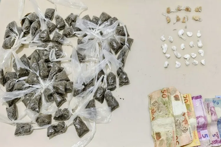 Vitória da Conquista: Homem é flagrado com drogas e PM descobre mandado de prisão