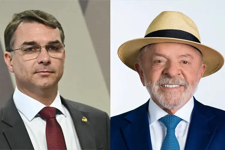 Pesquisa que mais se aproximou no 1º turno indica empate entre Flávio e Lula