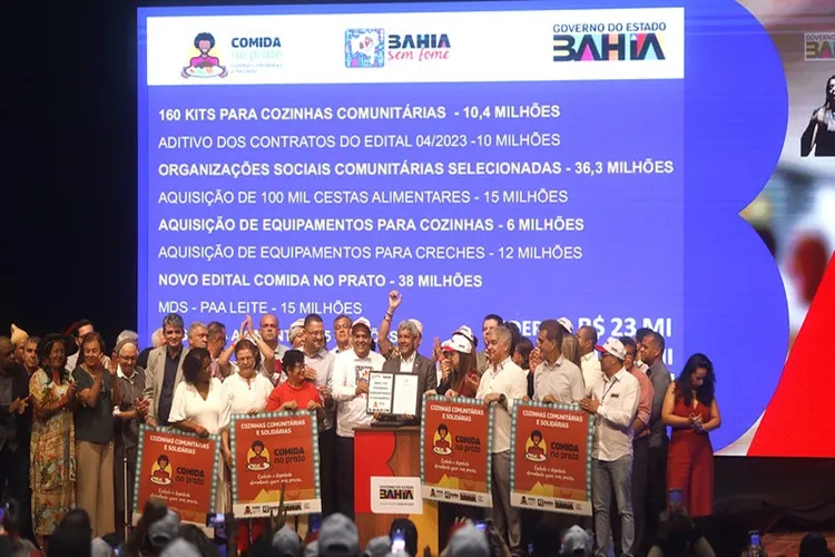 Governo da Bahia realiza o maior investimento do país em ações de combate à fome