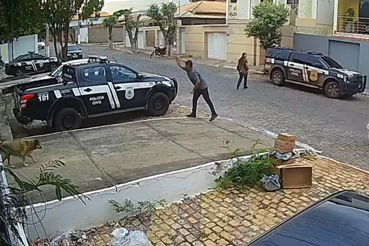 VÍDEO: Homem que apedrejou viatura misturou álcool com remédio controlado em Brumado