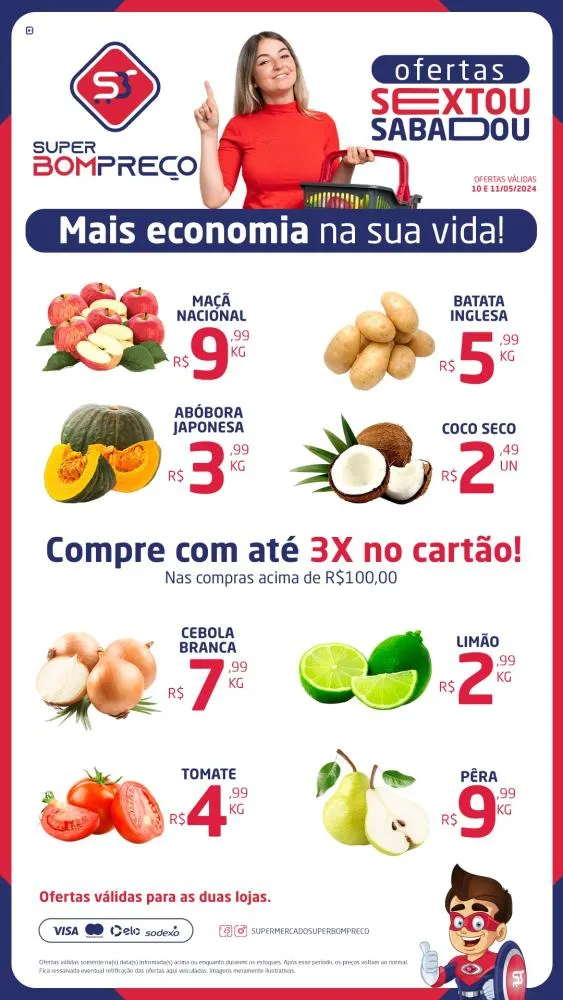 Confira as promoções no Supermercado Super Bom Preço em Brumado