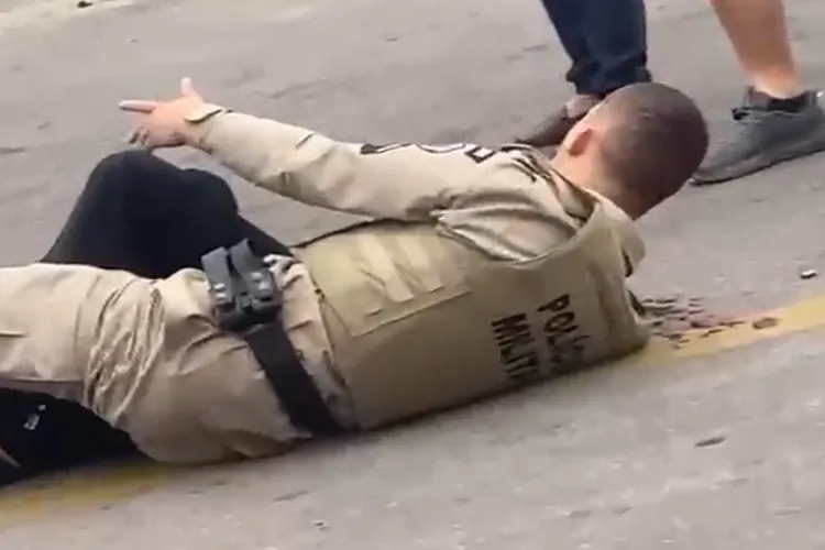 VÍDEO: PM agredido com paulada na cabeça recebe alta médica e passa bem em Caetité
