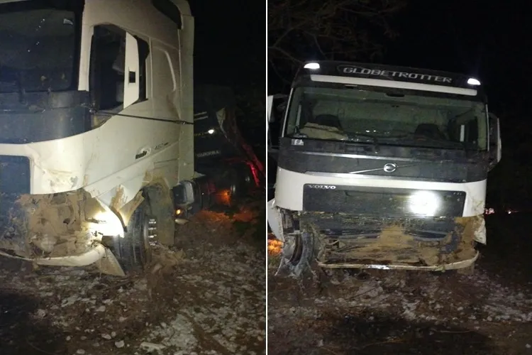 VÍDEO: Carreta despenca em ribanceira e motorista morre na BR-122 em Guanambi