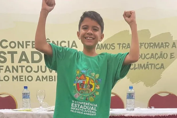 Estudante de Paramirim na etapa nacional da Conferência Infantojuvenil de Meio Ambiente