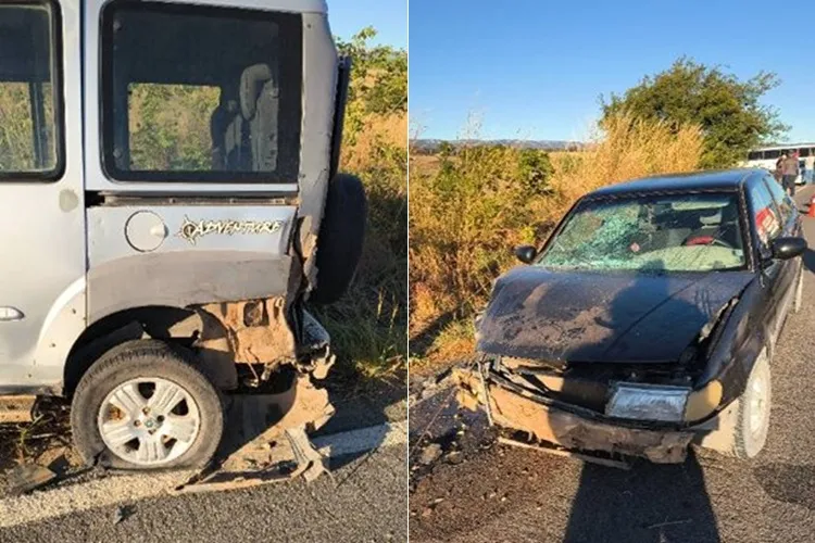 BR-030 registra dois acidentes graves com oito feridos em Guanambi e Iuiu