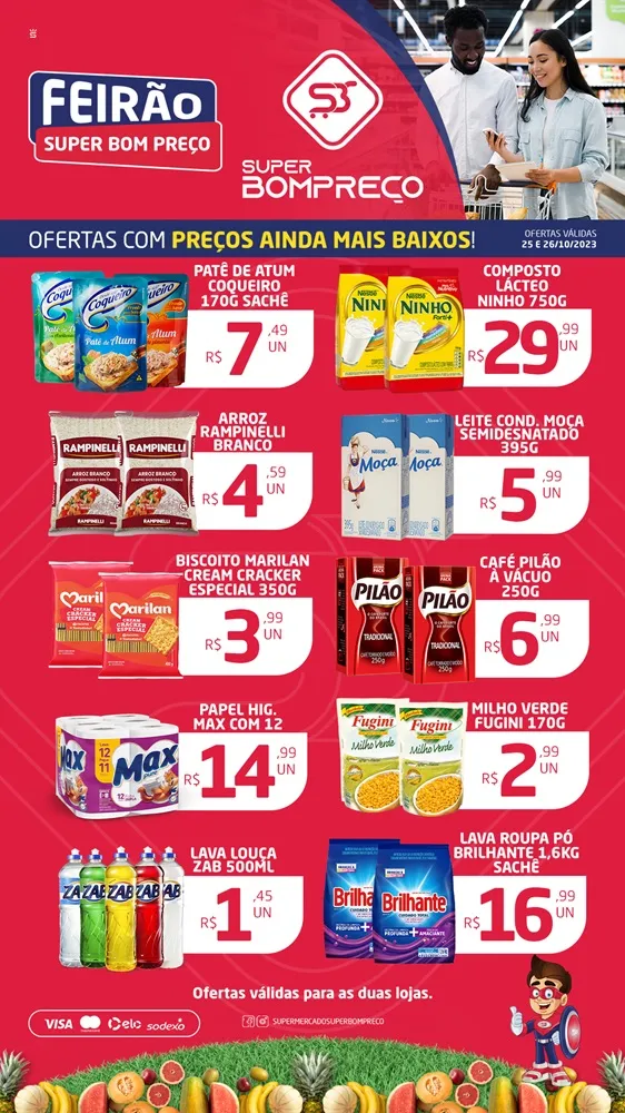 Confira as promoções no Supermercado Super Bom Preço em Brumado