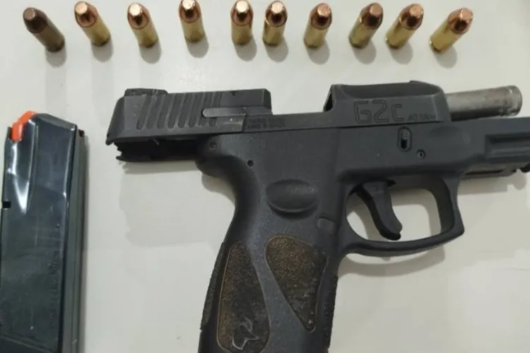 79ª CIPM conduz indivíduo armado durante festejos na cidade de Mirante