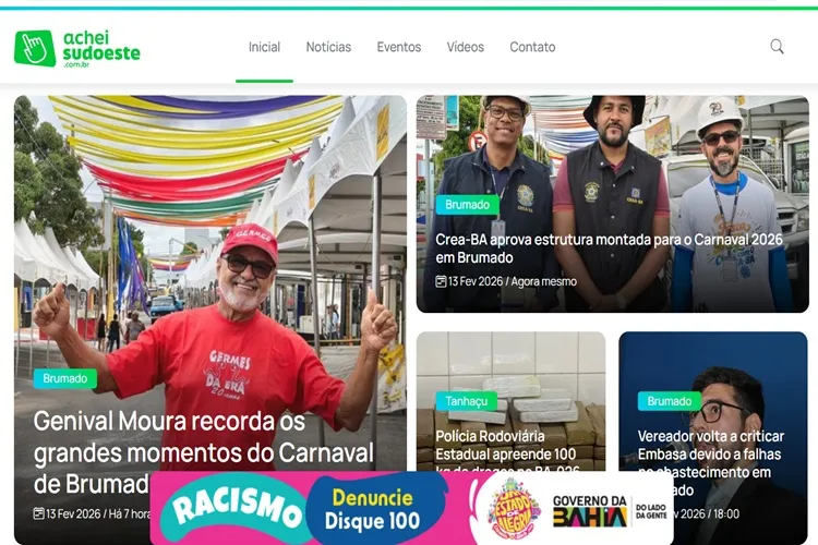 Achei Sudoeste ganha novo layout e agora conta com mais acessibilidade e interatividade